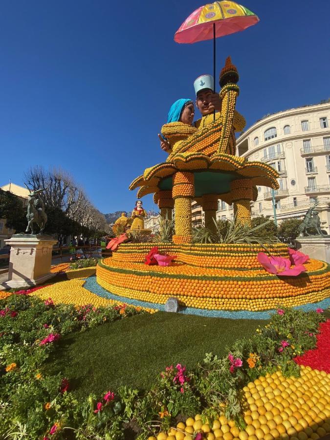 3 Pieces Des Jardins Apartment Menton Bagian luar foto